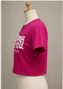 Cute "Mama Tried" Graphic Crop Top