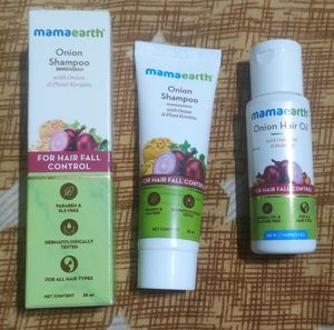 Onion Hair Oil & Shampoo Combo