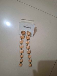 Elegant Square Drop Earrings