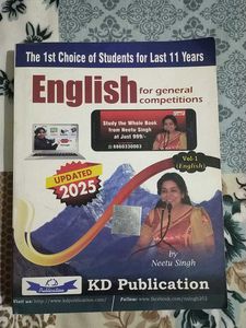 English for General Competitions Book