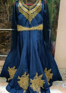 Heavy Flared Blue Gown 💙