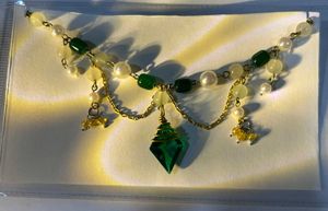Emerald Hue Fairy Necklace