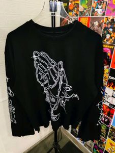 BOXY FIT GRAPHIC PRINTED BAGGY WAFFLE TEE 🔥❤️‍🔥