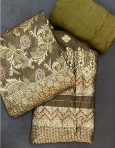 Banarasi unstitch suit