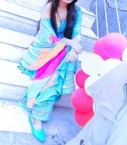 Stunning Blue Kurta Set with Dupatta