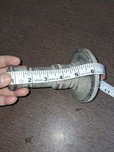 Rustic Wooden Candlestick Holder