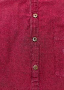 Maroon Mandarin Collar Kurta for men