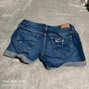 denim shorts