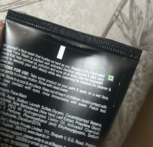 Beardo Activated Charcoal Facewash- 100 ml