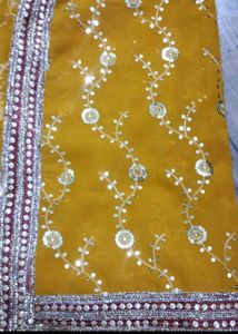 Embroidered Mustard Yellow Blouse