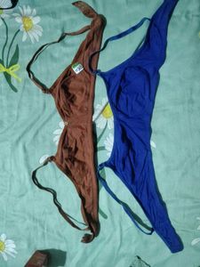 comfortable cotton katori cut bra