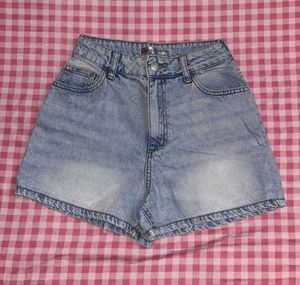 Light Wash Denim Shorts