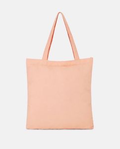 Orange Floral Tote Bag
