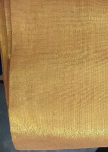 Satin maroon + Golden blouse