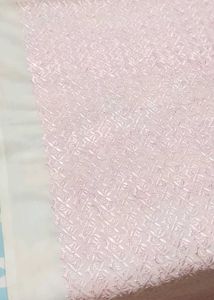 heavy Chikankari Pink embroidery Dress material M