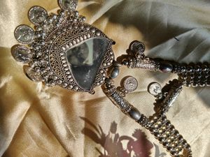 Oxidised Long Necklace