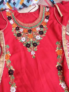 Vibrant Embroidered Kurta Set