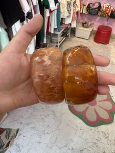Unique Amber Bangles (Set of 2)
