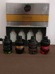 Spice bomb 4 pcs men's perfume combo