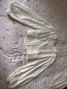 Chic White Puff Sleeve Top