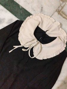 Cute Ruffle Collar Dress