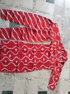 Rayon Material Small Size Kurta Set