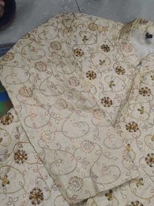 Embroidered kids sherwani