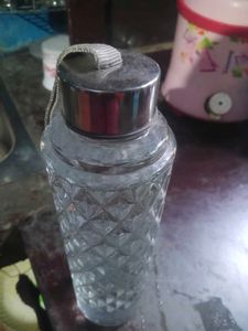 Elegant Embossed Glass Tumbler