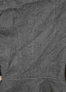 korean Grey Belted Jacket