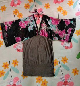 Floral Kimono Top