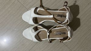 White MaySun Heels