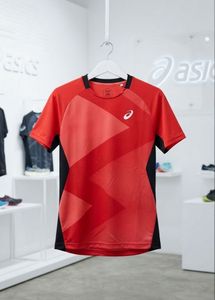 Asics Red Athletic T-Shirt