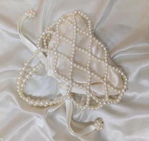 Pearl Beaded Evening Bag