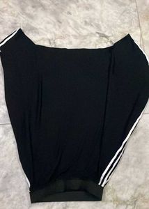 Adidas Black Skirt with Stripes