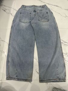 Light Wash Wide Leg Jeans