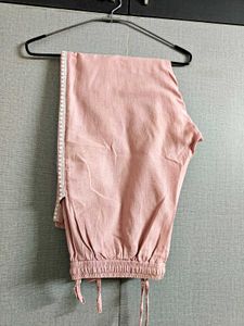 Elegant Pink Chikankari Kurta Set