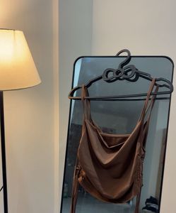Brown Drape Camisole Top