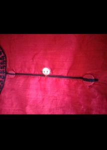 Pink Kurta with Black Print