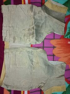 Golden stiched blouse