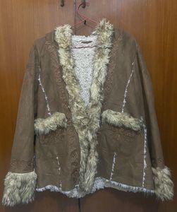 faux afghan jacket