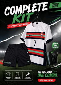Portugal CR7 Complete Football Kit Combo | Jersey