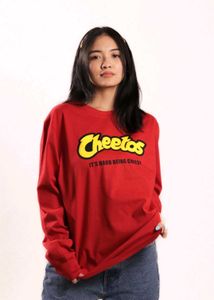 Bonkers - Red Cheetos Long Sleeve Top