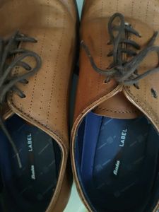 Stylish Brown Perforated Oxford Shoes