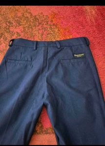Navy Blue Straight Leg Pants for men and women