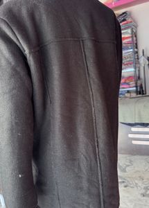 Black Sherpa Lined Coat