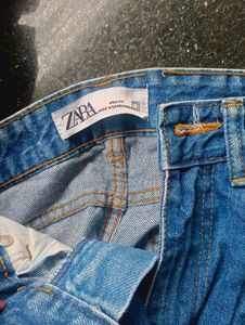 Zara Distressed Blue Jeans.