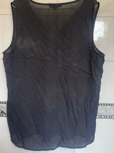 Sleek Black Sleeveless Top