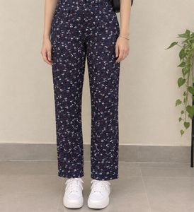 Floral Print woollen trouser