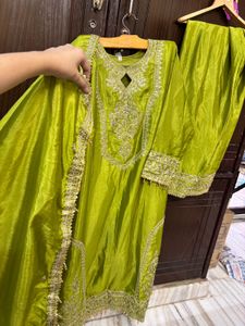 heavy Pakistani Zari work suit