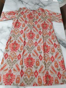 Avaasa Sunset Ikat Charm Kurta ✨🧡
